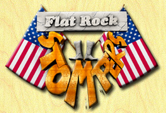 flat rock stompers logo