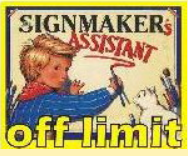 Signmaker Assistant off limit logo