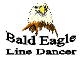 Bald Eagle Line Dancer Logo